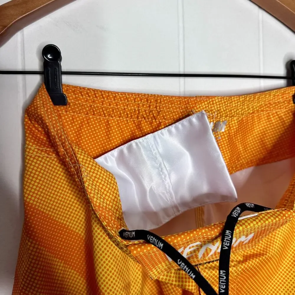 Venum MMA Fight Team Shorts - Mens XS 30 - Orange Polyester